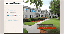 Desktop Screenshot of kathleenpointe.com